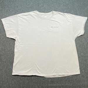 SpaceX Falcon Heavy TShirt Sz 3X Mens Gray Tech Streetwear FH Logo Graphic Tee
